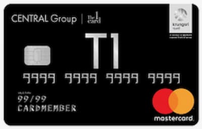 Central The1 Black Credit Card (T1) (บัตรเครดิต เซ็นทรัล เดอะวัน แบล็ค)