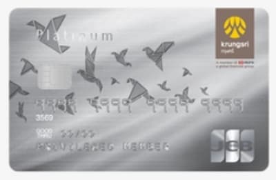 Krungsri JCB Platinum(บัตรเครดิตกรุงศรี เจซีบี แพลทินัม ธนาคารกรุงศรีอยุธยา)
